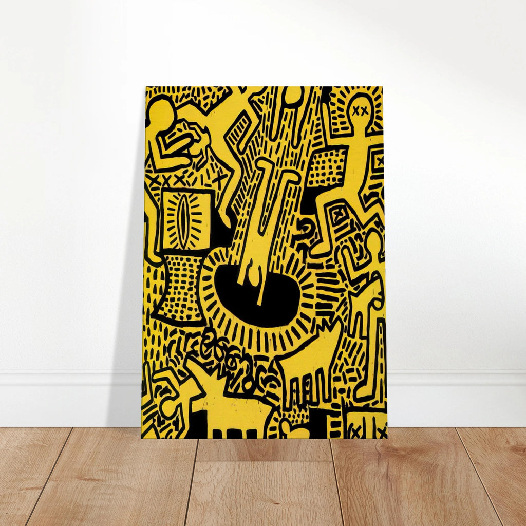 UNTITLED 1981 Canvas | Keith Haring Canvas | Keith Haring Prints