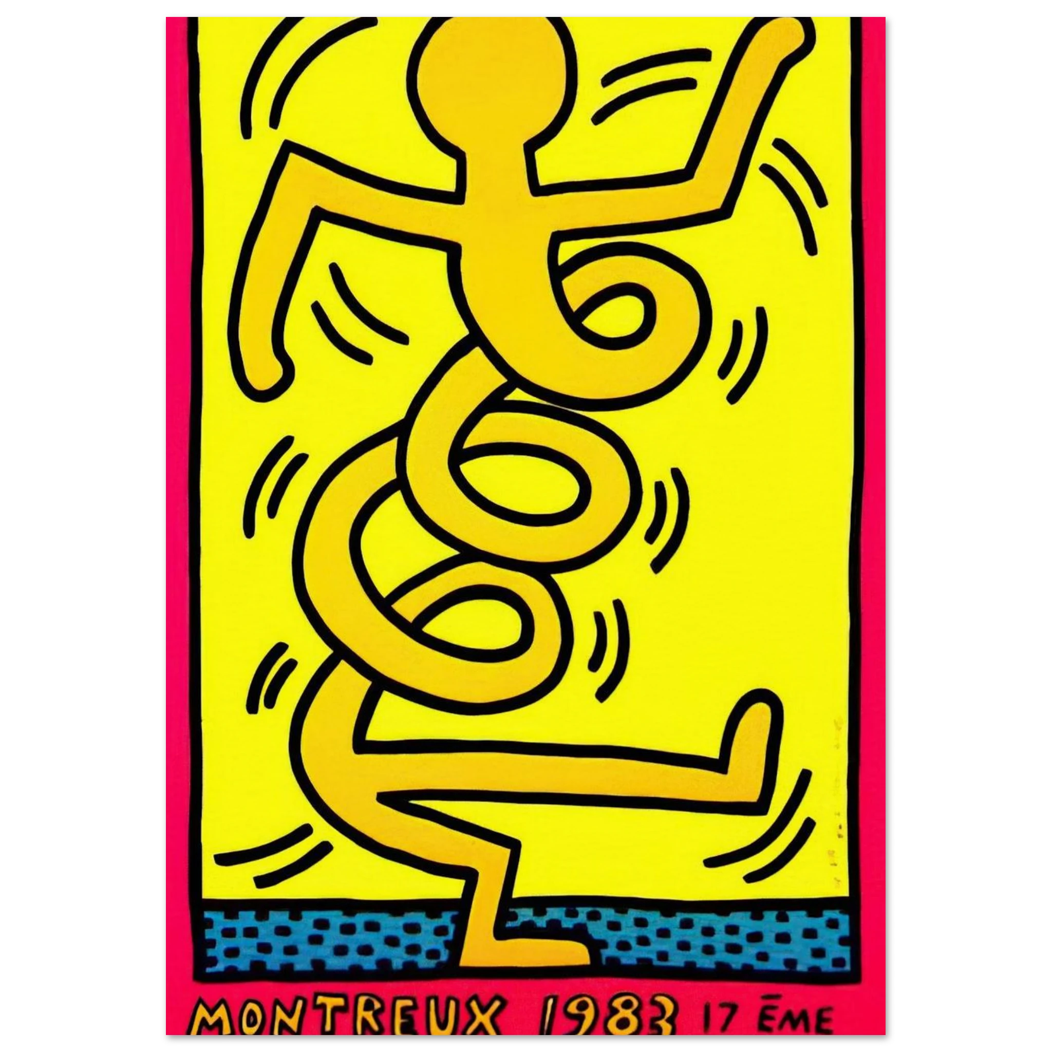 MONTREUX 1983 Poster | Keith Haring Poster | Keith Haring Prints