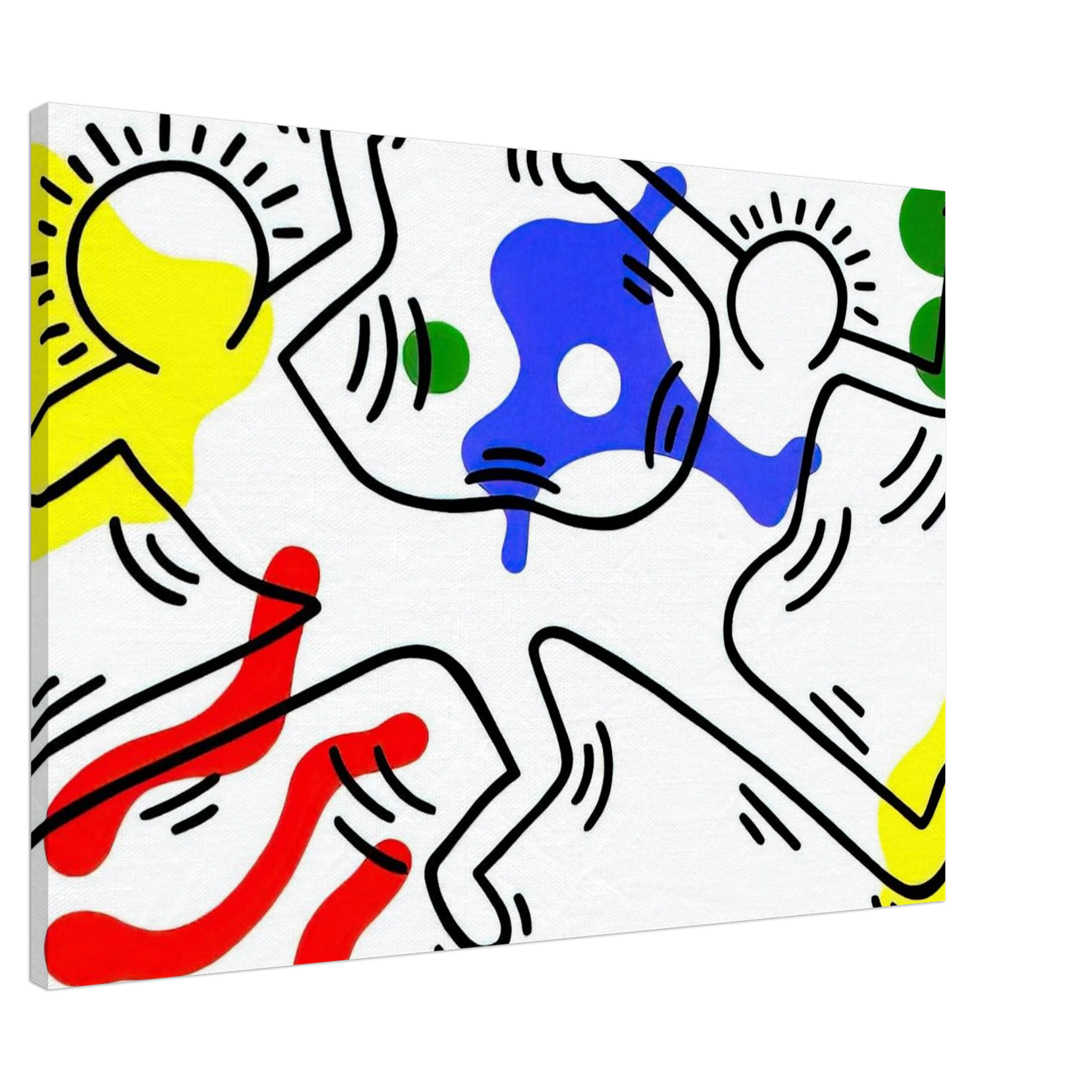 UNTITLED 1986 Canvas | Keith Haring Canvas | Keith Haring Prints