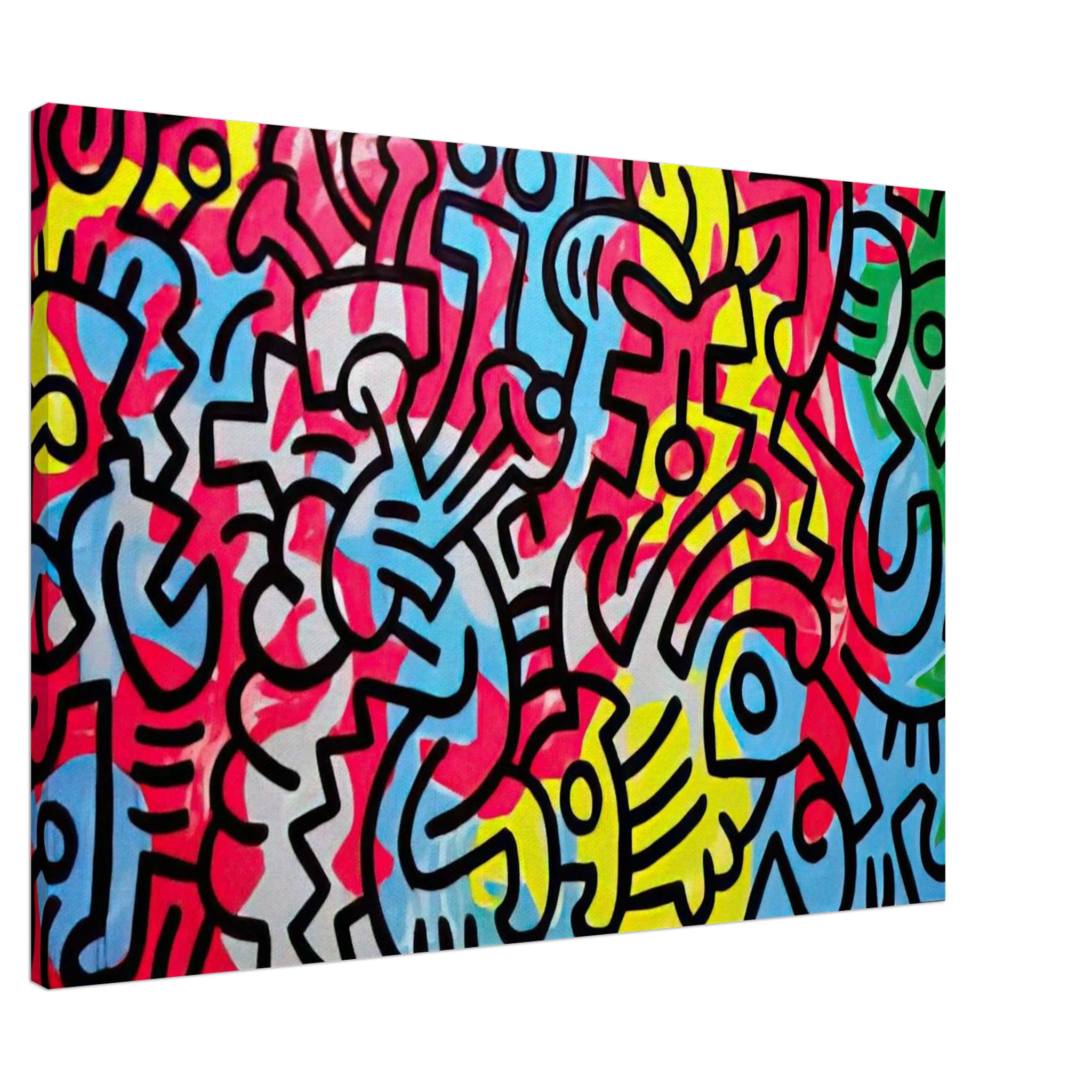 UNTITLED 1987 Canvas | Keith Haring Canvas | Keith Haring Prints
