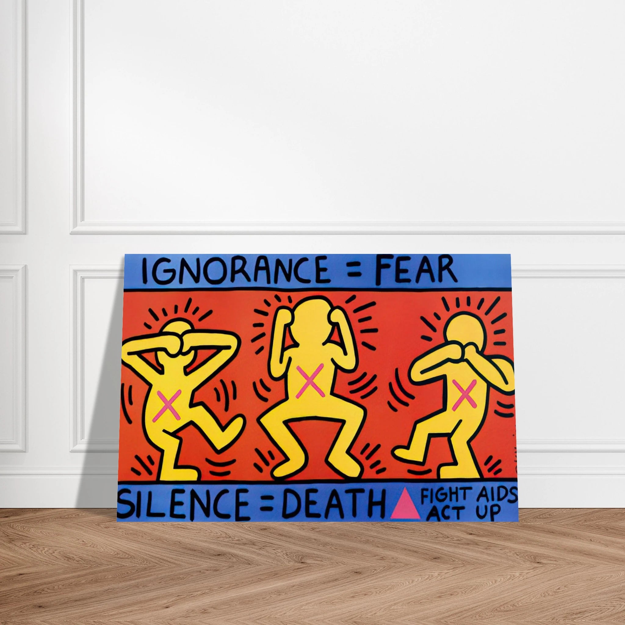 IGNORANCE FEAR 1989 Poster | Keith Haring Poster | Keith Haring Prints