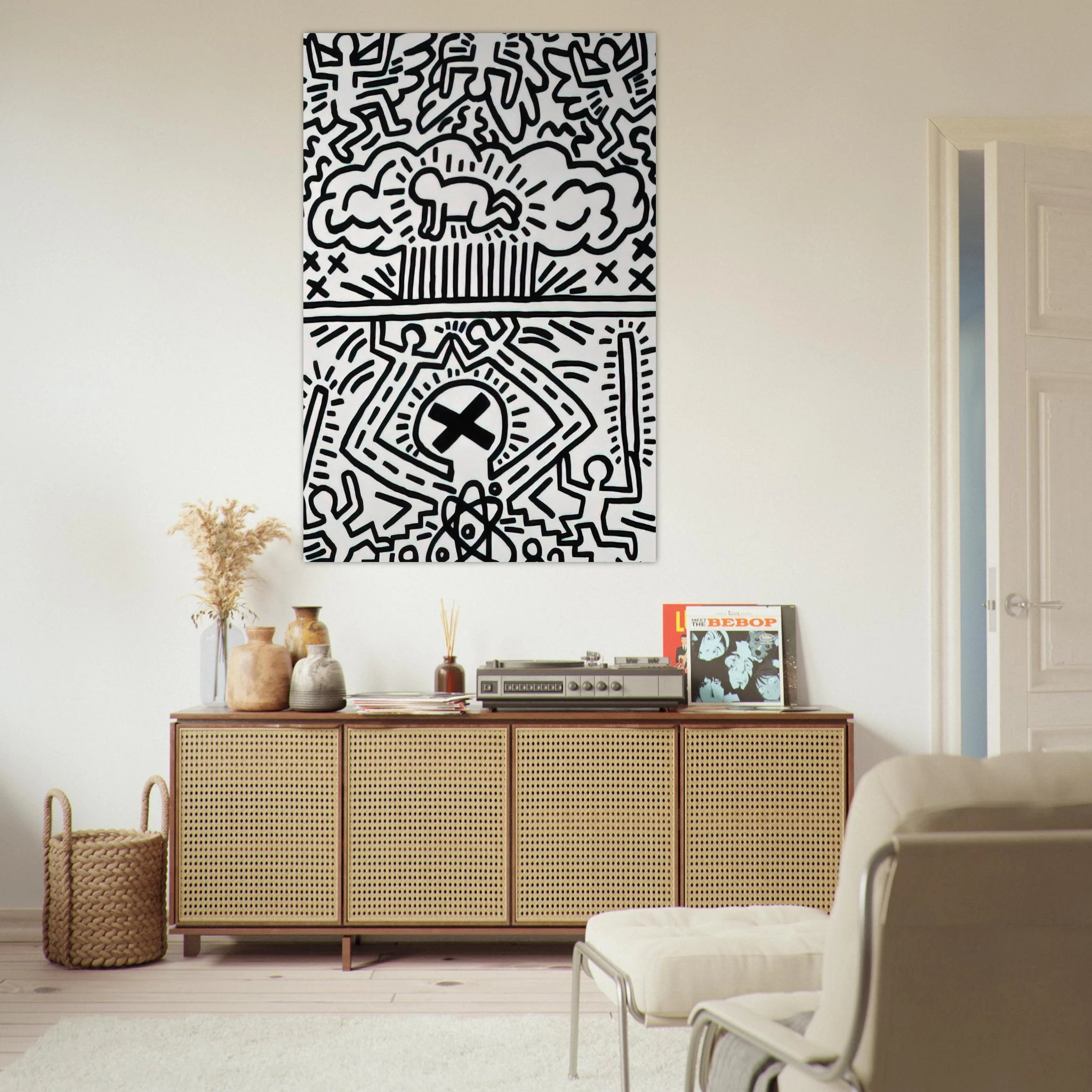 ANTI NUCLEAR RALLY 1982 Poster | Keith Haring Poster | Keith Haring Prints