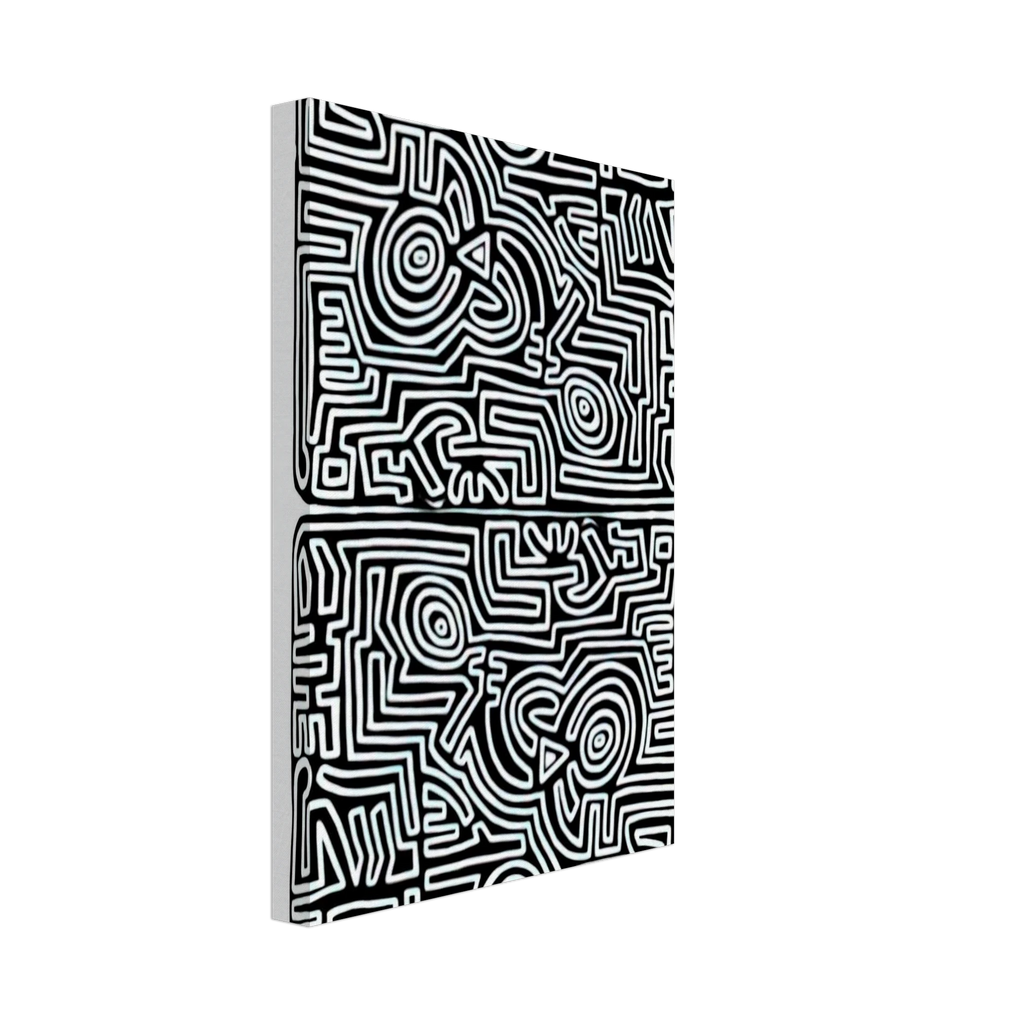 LABYRINTH 1989 Canvas | Keith Haring Canvas | Keith Haring Prints