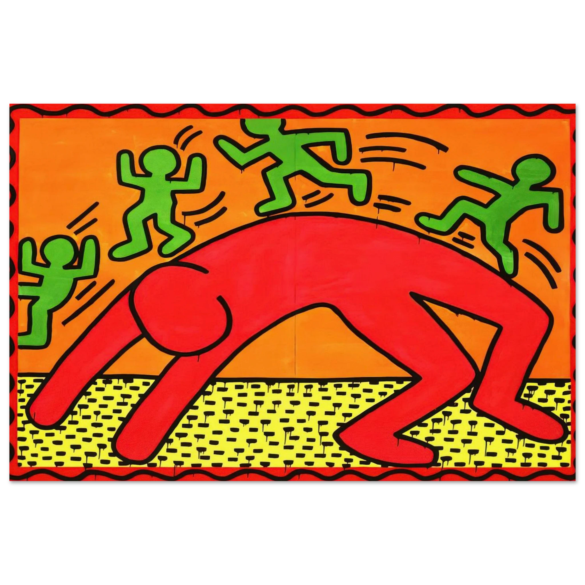 UNTITLED 1982 2 Poster | Keith Haring Poster | Keith Haring Prints