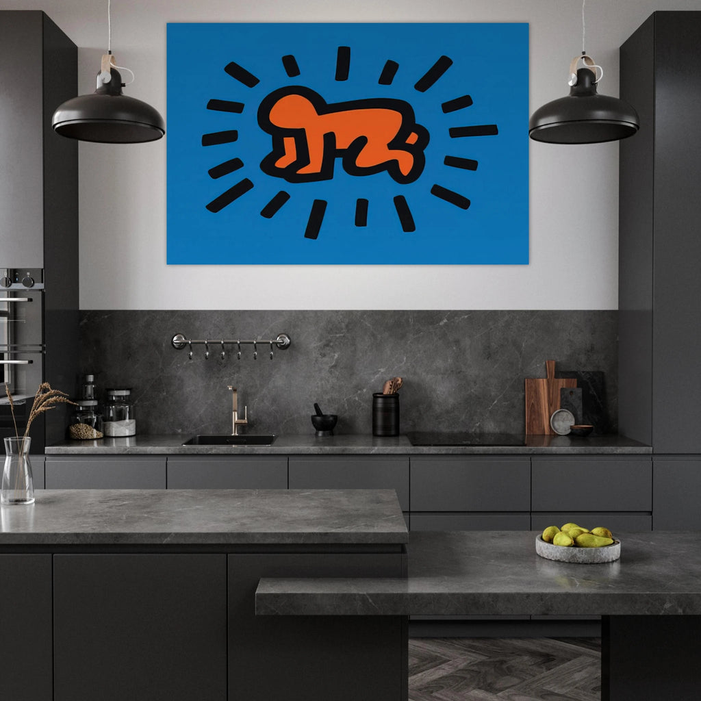 RADIANT BABY FROM ICONS SERIES 1990 Poster | Keith Haring Poster | Keith Haring Prints