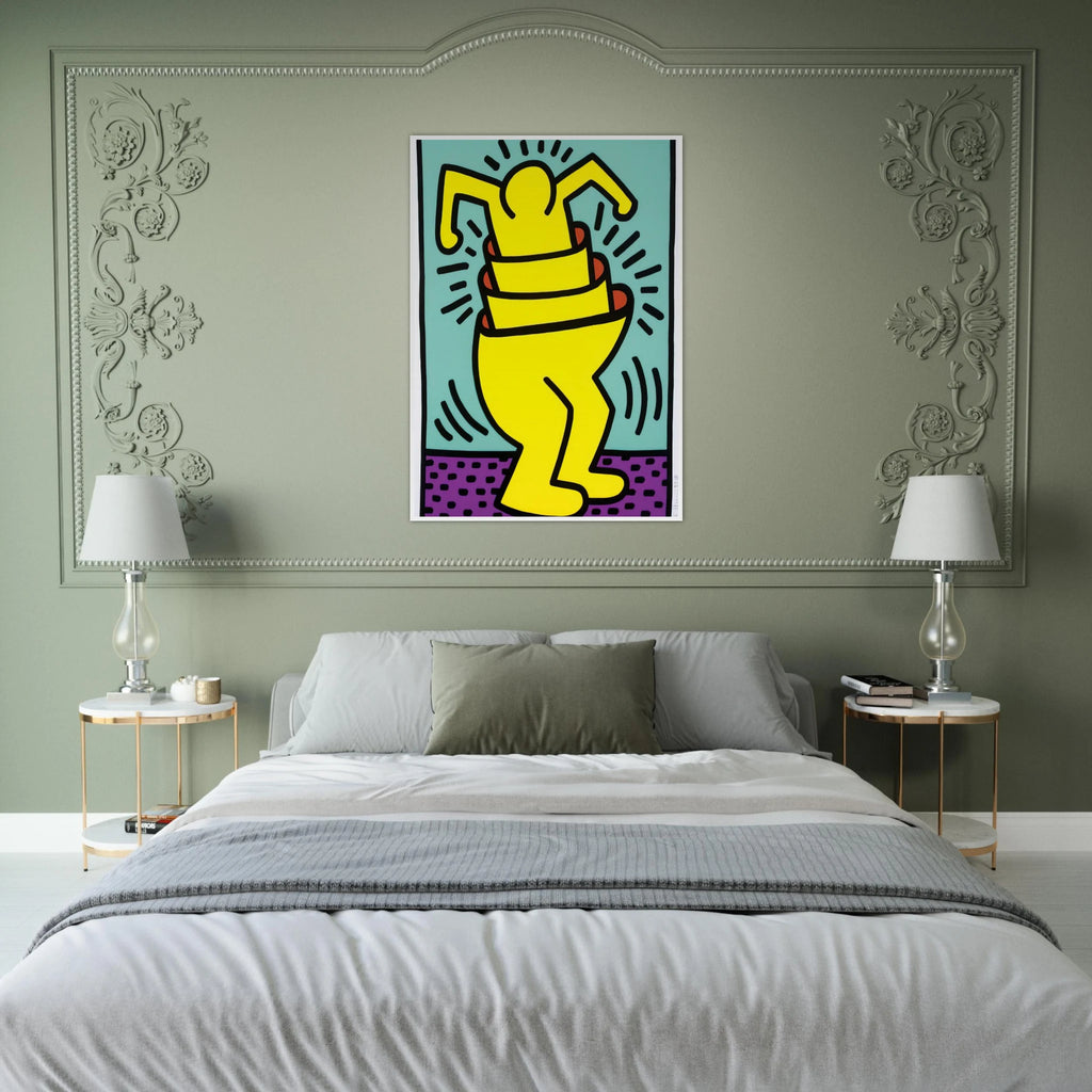 UNTITLED 1989 Framed Poster | Keith Haring Framed Prints Wall Art | Keith Haring Prints