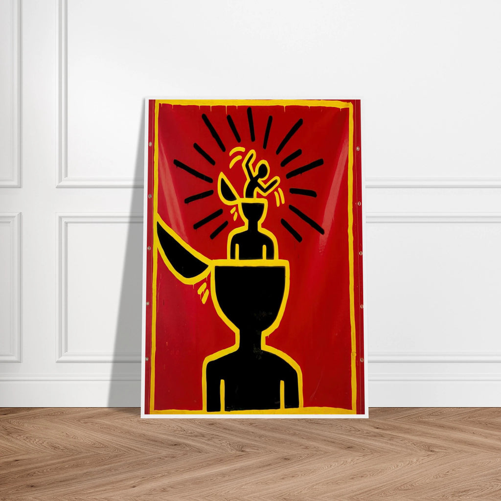 UNTITLED 1982 Framed Poster | Keith Haring Framed Prints Wall Art | Keith Haring Prints