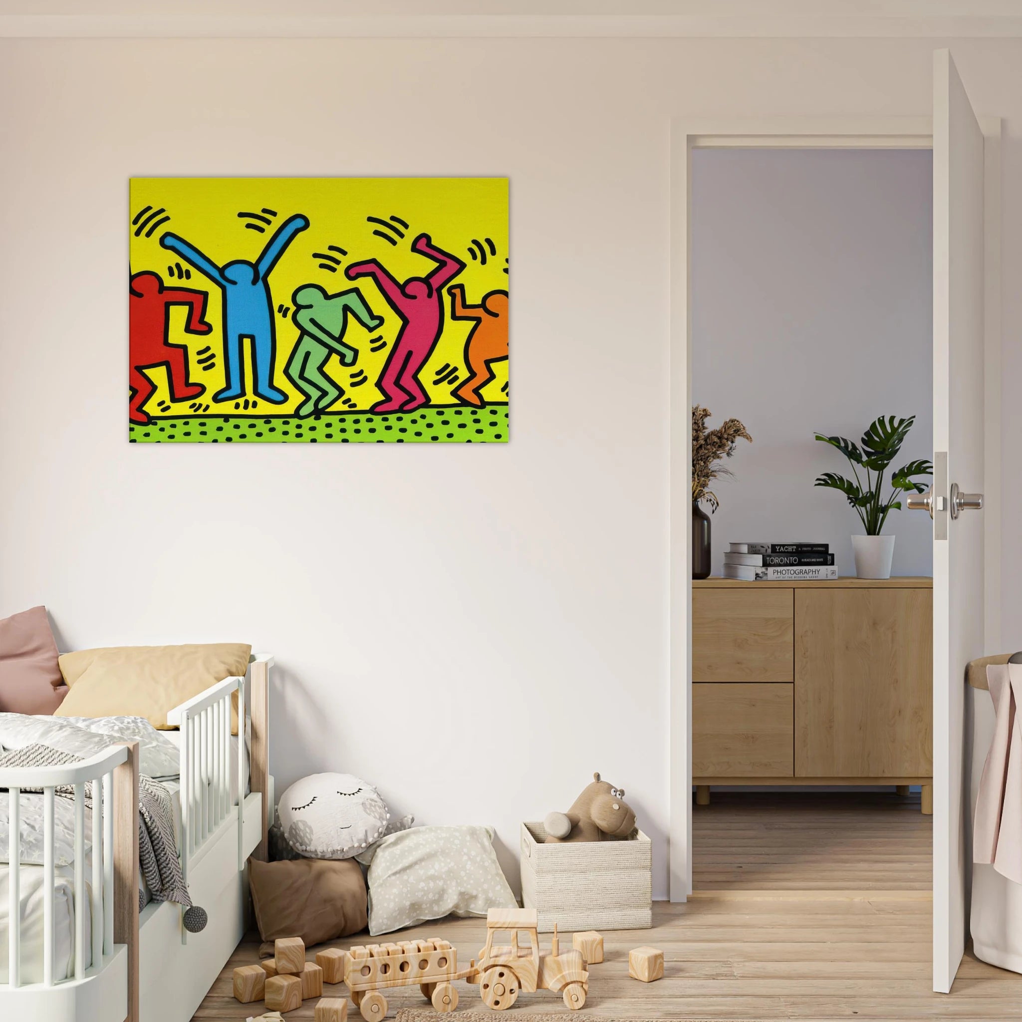 UNTITLED DANCE 1987 Canvas | Keith Haring Canvas | Keith Haring Prints