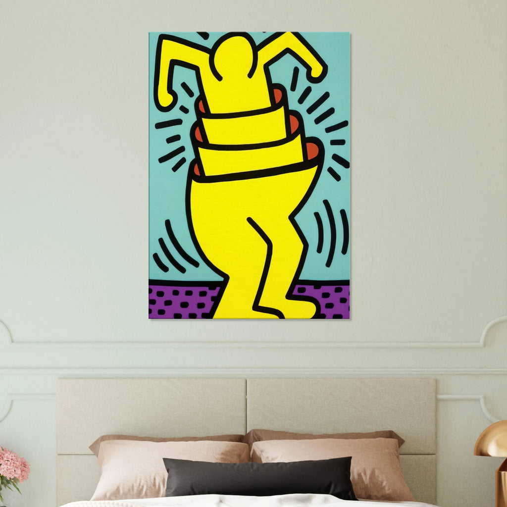 UNTITLED 1989 Canvas | Keith Haring Canvas | Keith Haring Prints