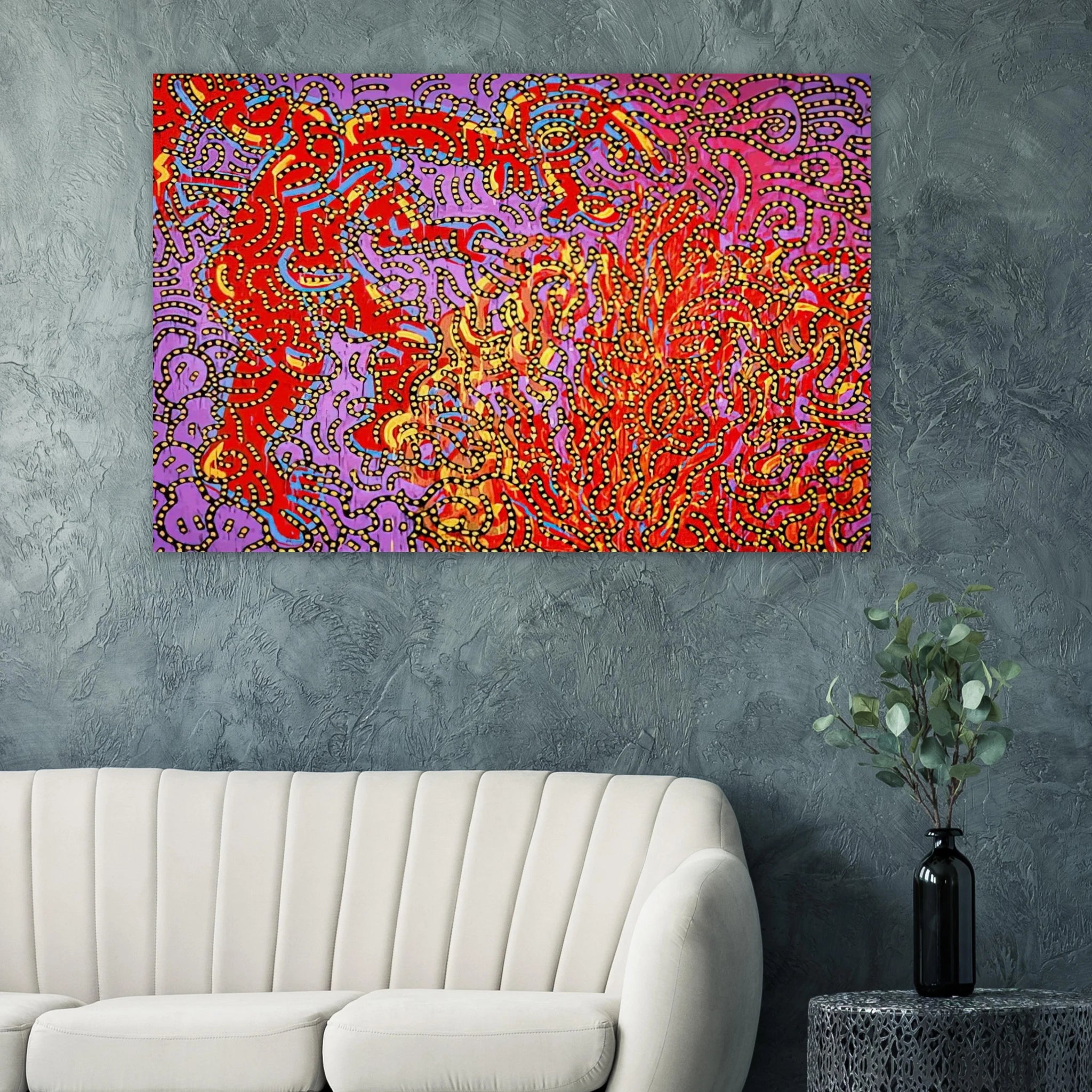 MOSES AND THE BURNING BUSH 1985 Poster | Keith Haring Poster | Keith Haring Prints
