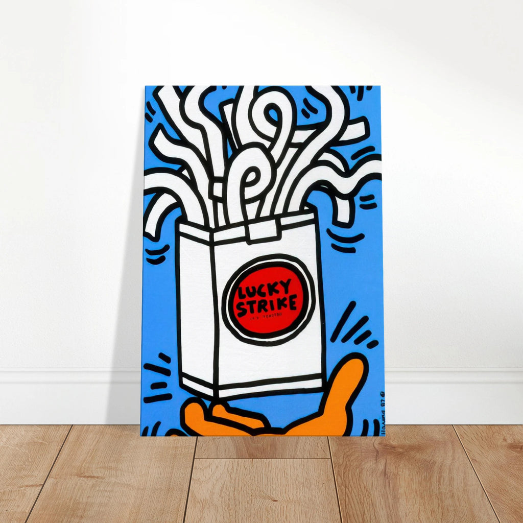 LUCKY STRIKE 1987 Canvas | Keith Haring Canvas | Keith Haring Prints
