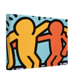 BEST BUDDIES 1990 Canvas | Keith Haring Canvas | Keith Haring Prints