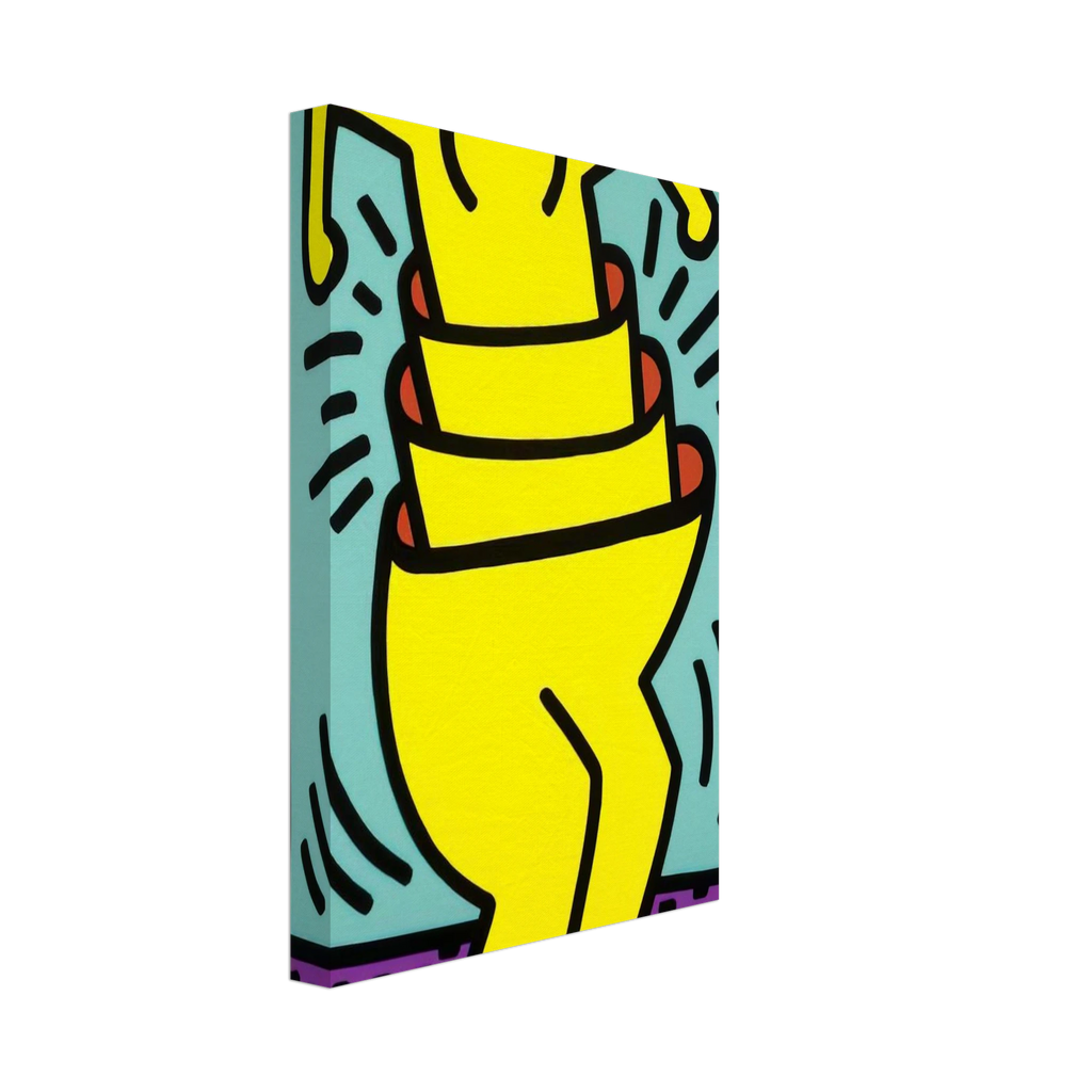 UNTITLED 1989 Canvas | Keith Haring Canvas | Keith Haring Prints