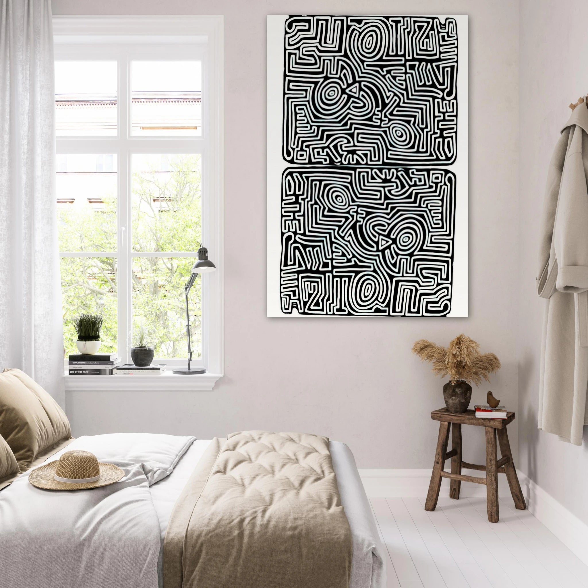 LABYRINTH 1989 Poster | Keith Haring Poster | Keith Haring Prints