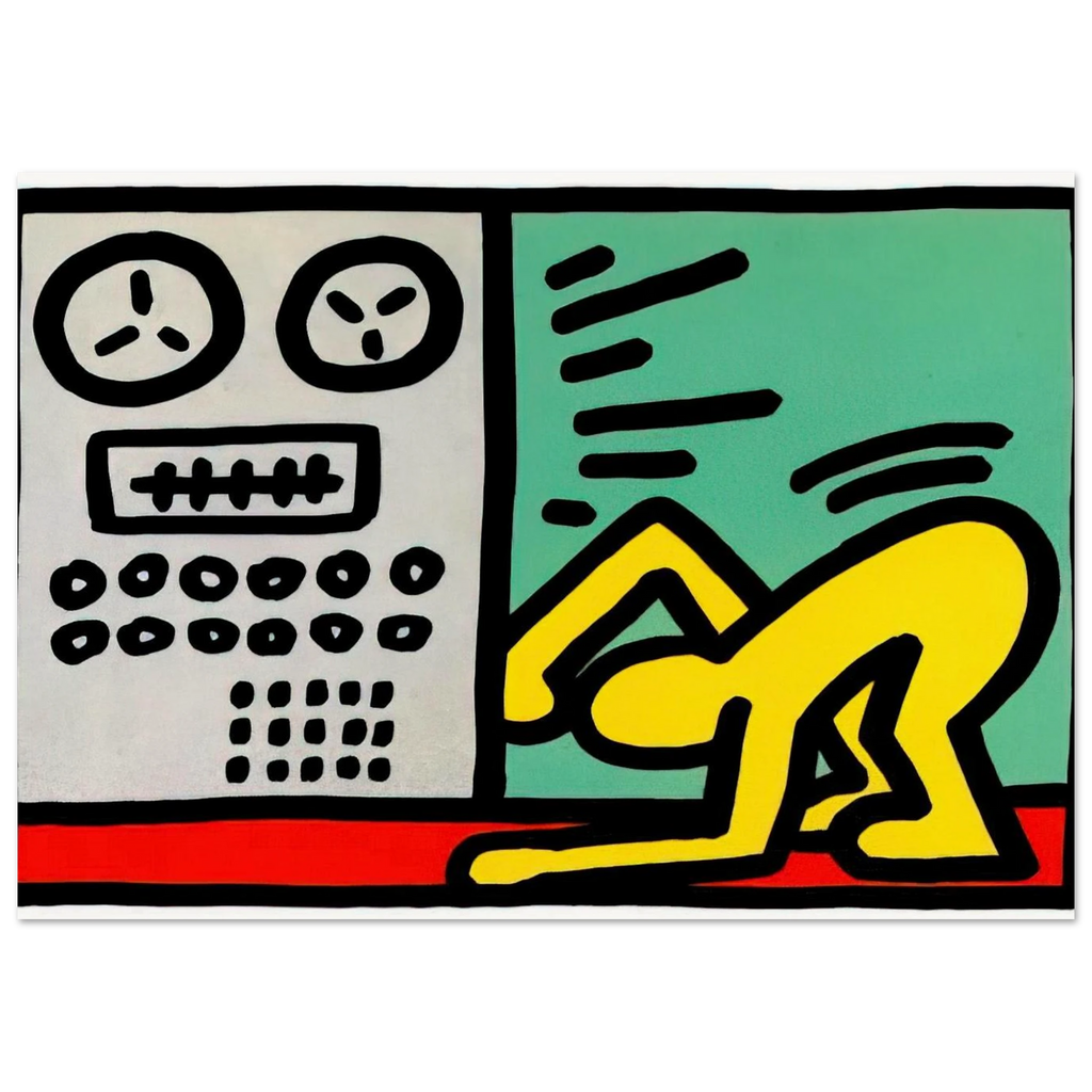 POP SHOP III 1989 Poster | Keith Haring Poster | Keith Haring Prints