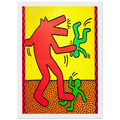 UNTITLED 1982 1 Framed Poster | Keith Haring Framed Prints Wall Art | Keith Haring Prints