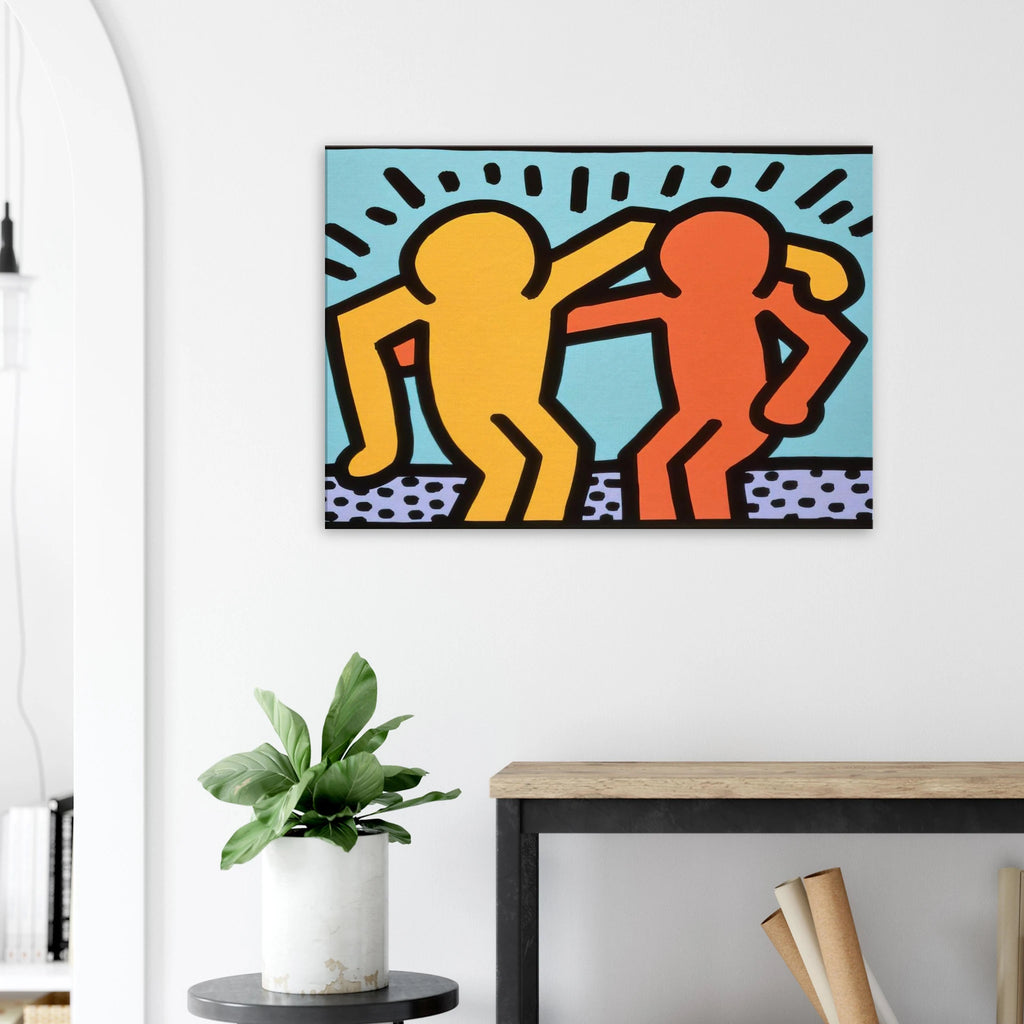 BEST BUDDIES 1990 Canvas | Keith Haring Canvas | Keith Haring Prints