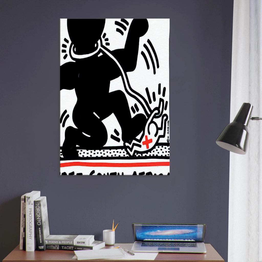 FREE SOUTH AFRICA 1985 Canvas | Keith Haring Canvas | Keith Haring Prints