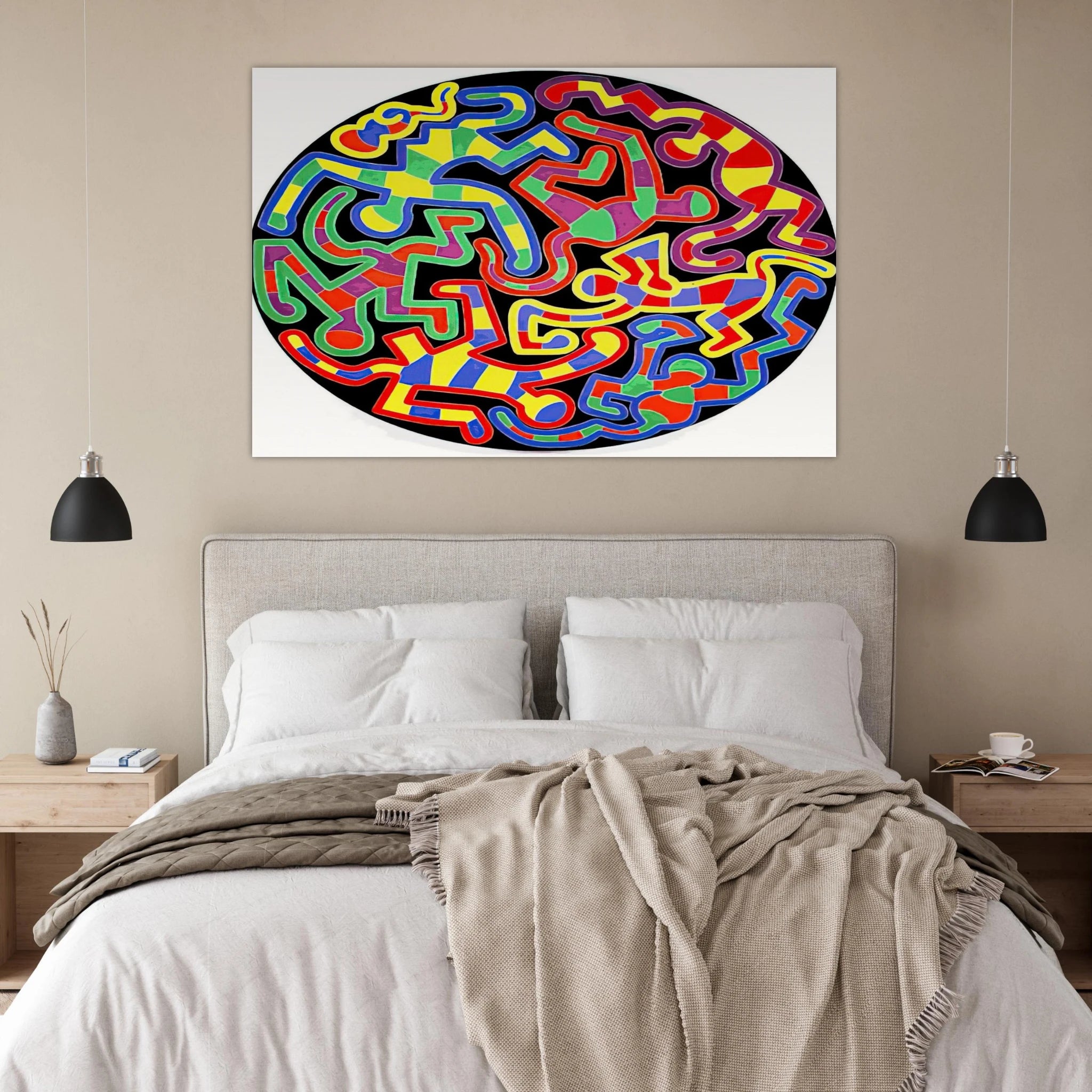 MONKEY PUZZLE 1988 Poster | Keith Haring Poster | Keith Haring Prints