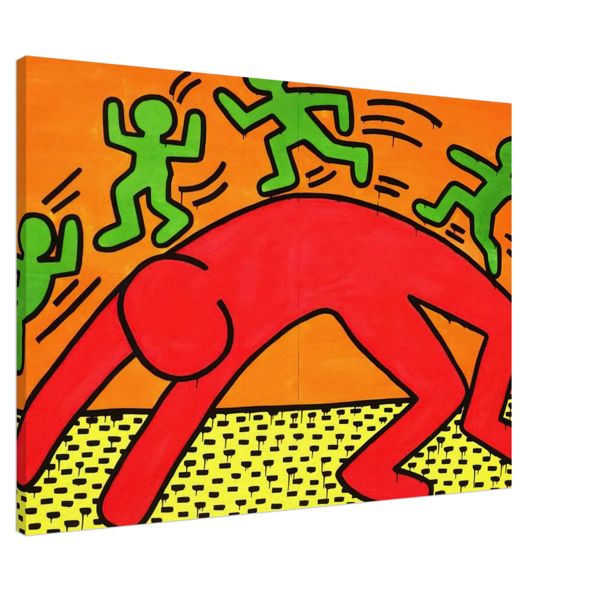 UNTITLED 1982 2 Canvas | Keith Haring Canvas | Keith Haring Prints