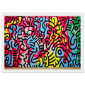 UNTITLED 1987 Framed Poster | Keith Haring Framed Prints Wall Art | Keith Haring Prints