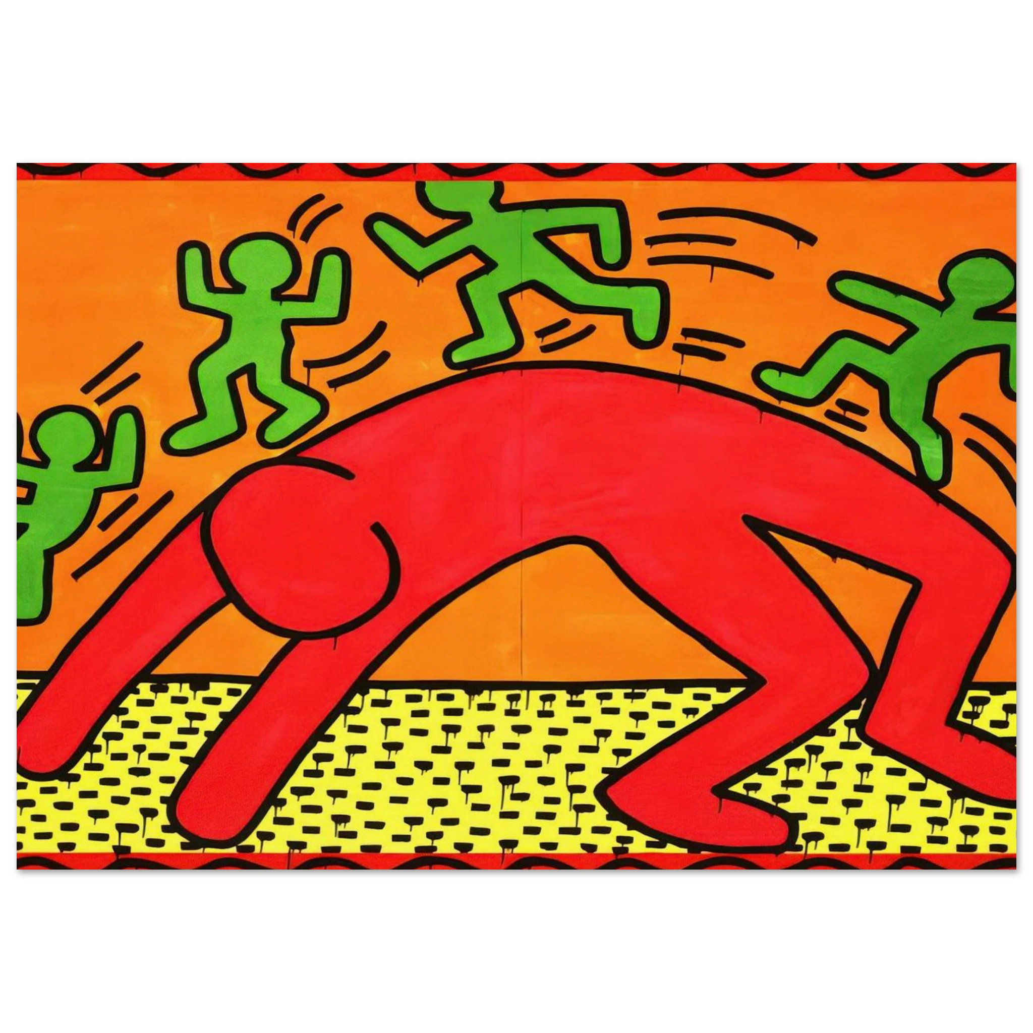 UNTITLED 1982 2 Poster | Keith Haring Poster | Keith Haring Prints