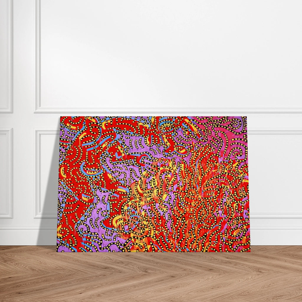 MOSES AND THE BURNING BUSH 1985 Canvas | Keith Haring Canvas | Keith Haring Prints