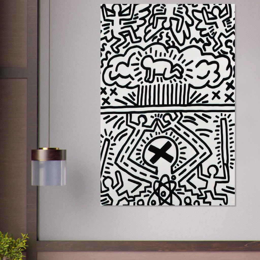 ANTI NUCLEAR RALLY 1982 Poster | Keith Haring Poster | Keith Haring Prints