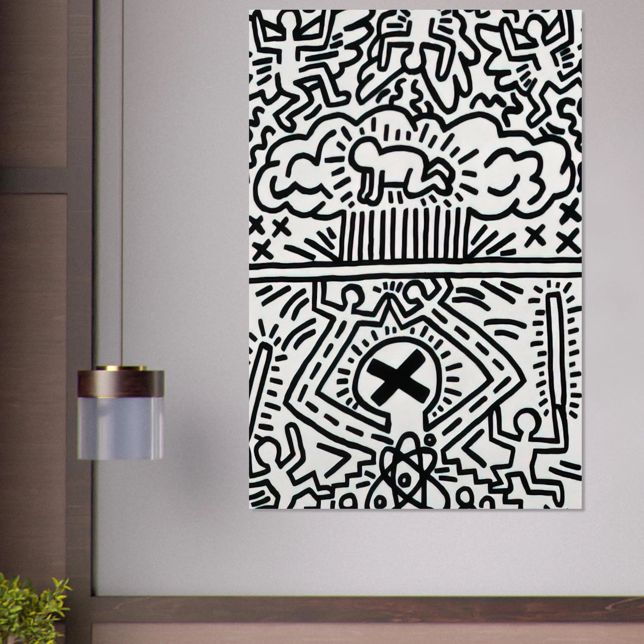 ANTI NUCLEAR RALLY 1982 Poster | Keith Haring Poster | Keith Haring Prints