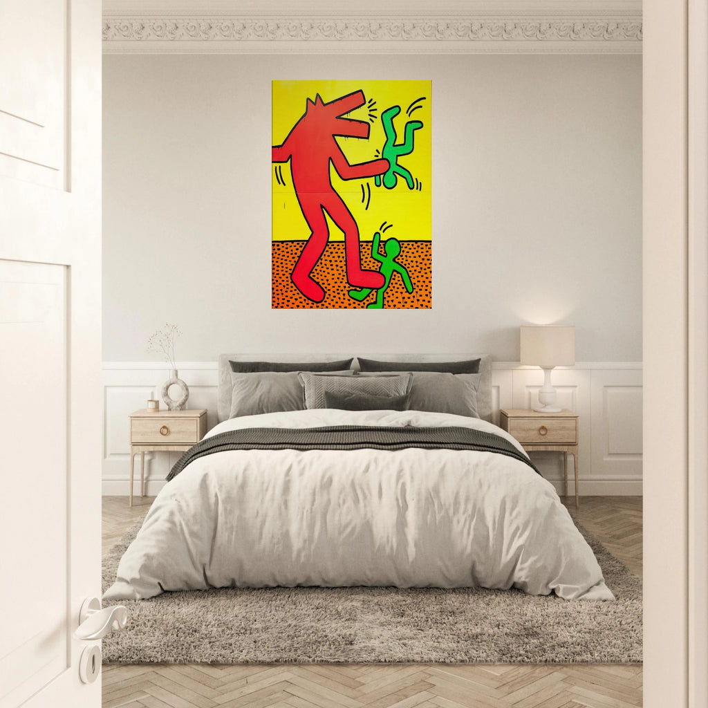 UNTITLED 1982 1 Canvas | Keith Haring Canvas | Keith Haring Prints