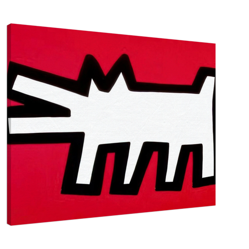 BARKING DOG 1990 Canvas | Keith Haring Canvas | Keith Haring Prints
