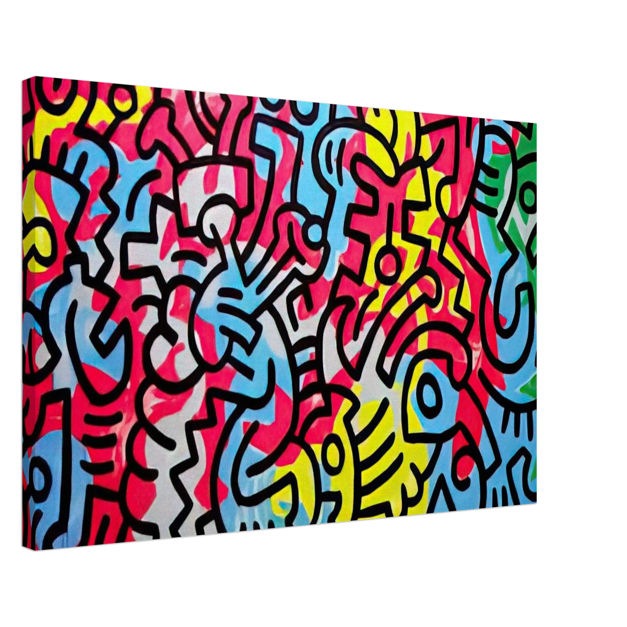 UNTITLED 1987 Canvas | Keith Haring Canvas | Keith Haring Prints
