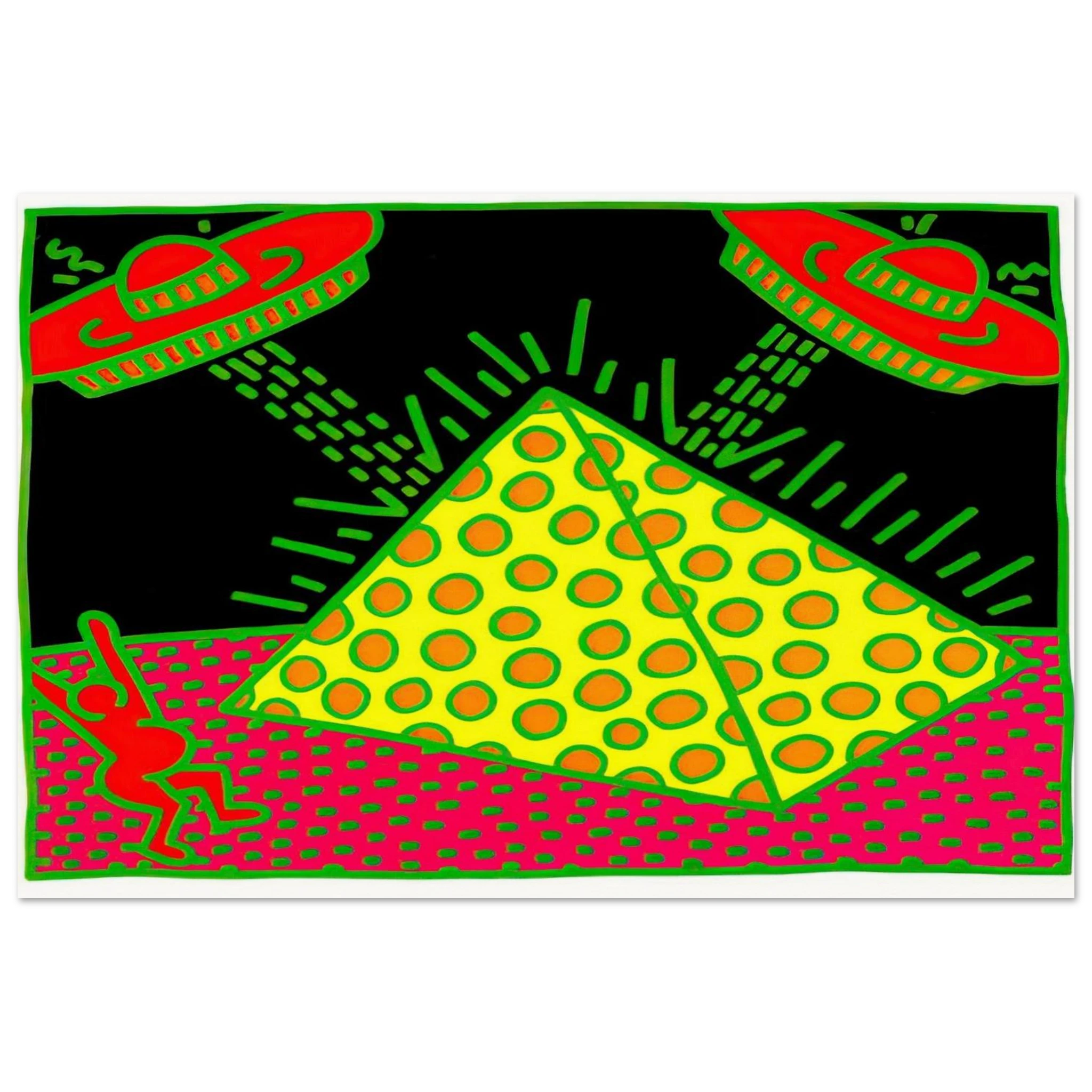 UNTITLED 1983 3 Poster | Keith Haring Poster | Keith Haring Prints