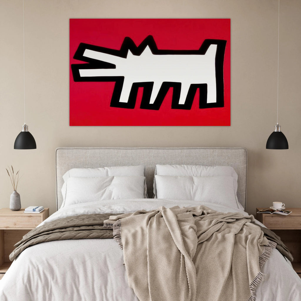 BARKING DOG 1990 Poster | Keith Haring Poster | Keith Haring Prints