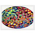 MONKEY PUZZLE 1988 Framed Poster | Keith Haring Framed Prints Wall Art | Keith Haring Prints