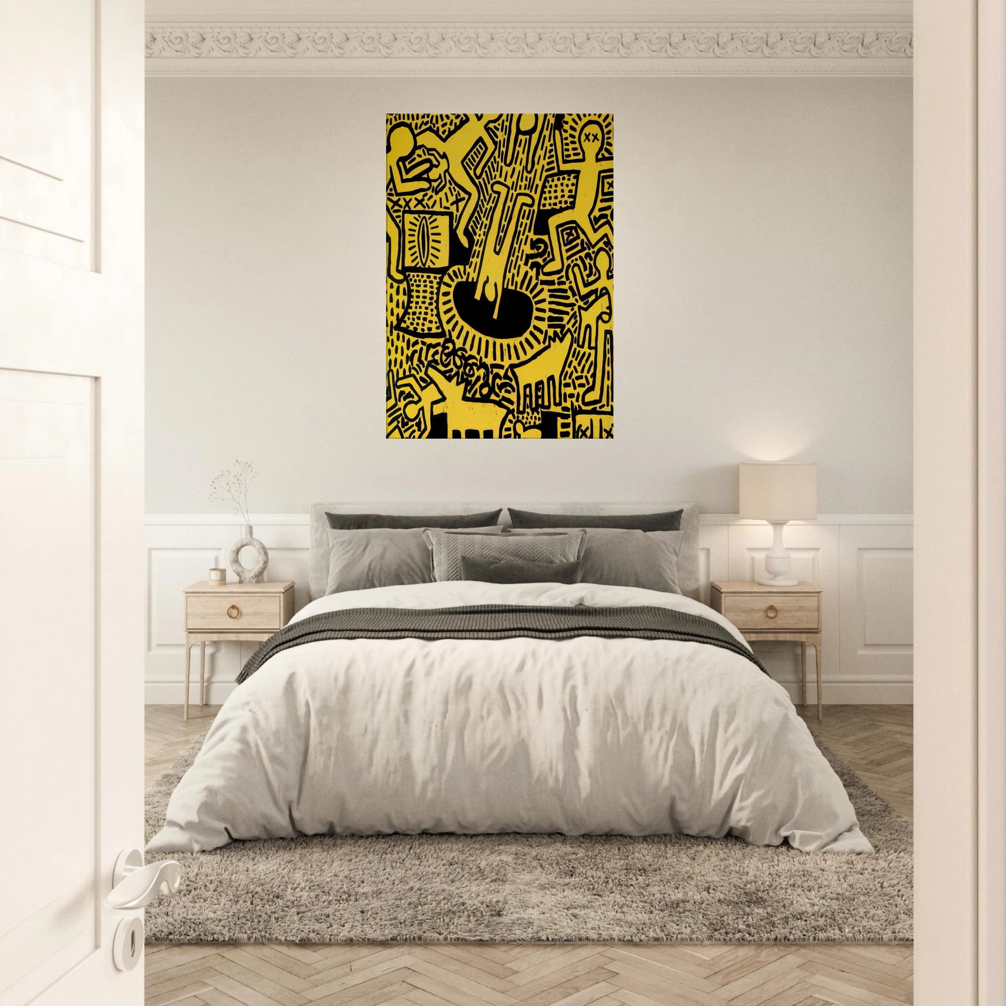 UNTITLED 1981 Canvas | Keith Haring Canvas | Keith Haring Prints