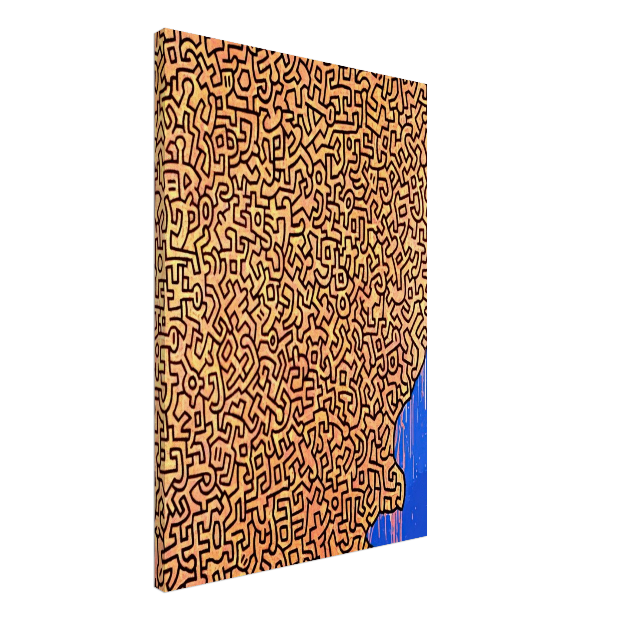 BRAZIL 1989 Canvas | Keith Haring Canvas | Keith Haring Prints