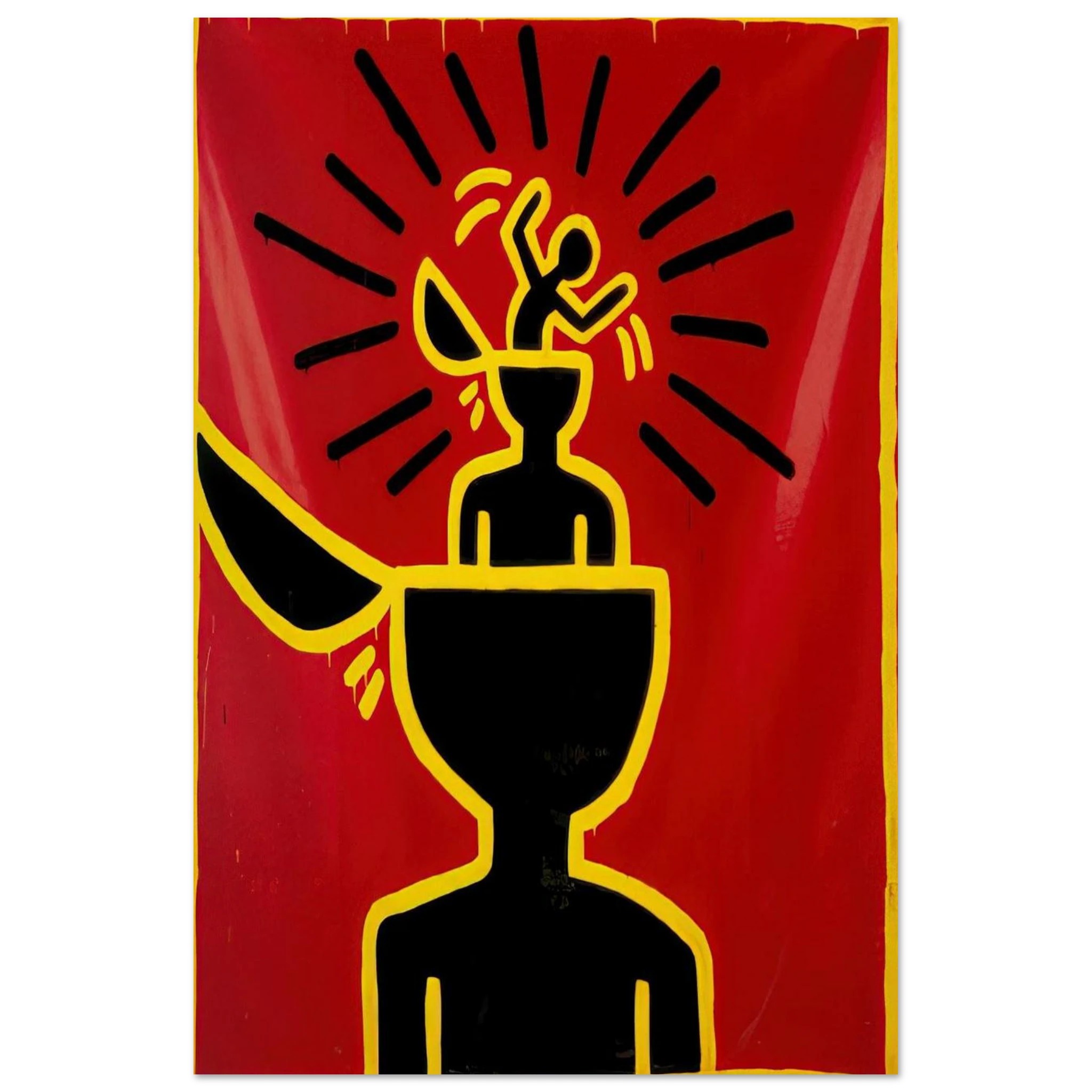 UNTITLED 1982 Poster | Keith Haring Poster | Keith Haring Prints