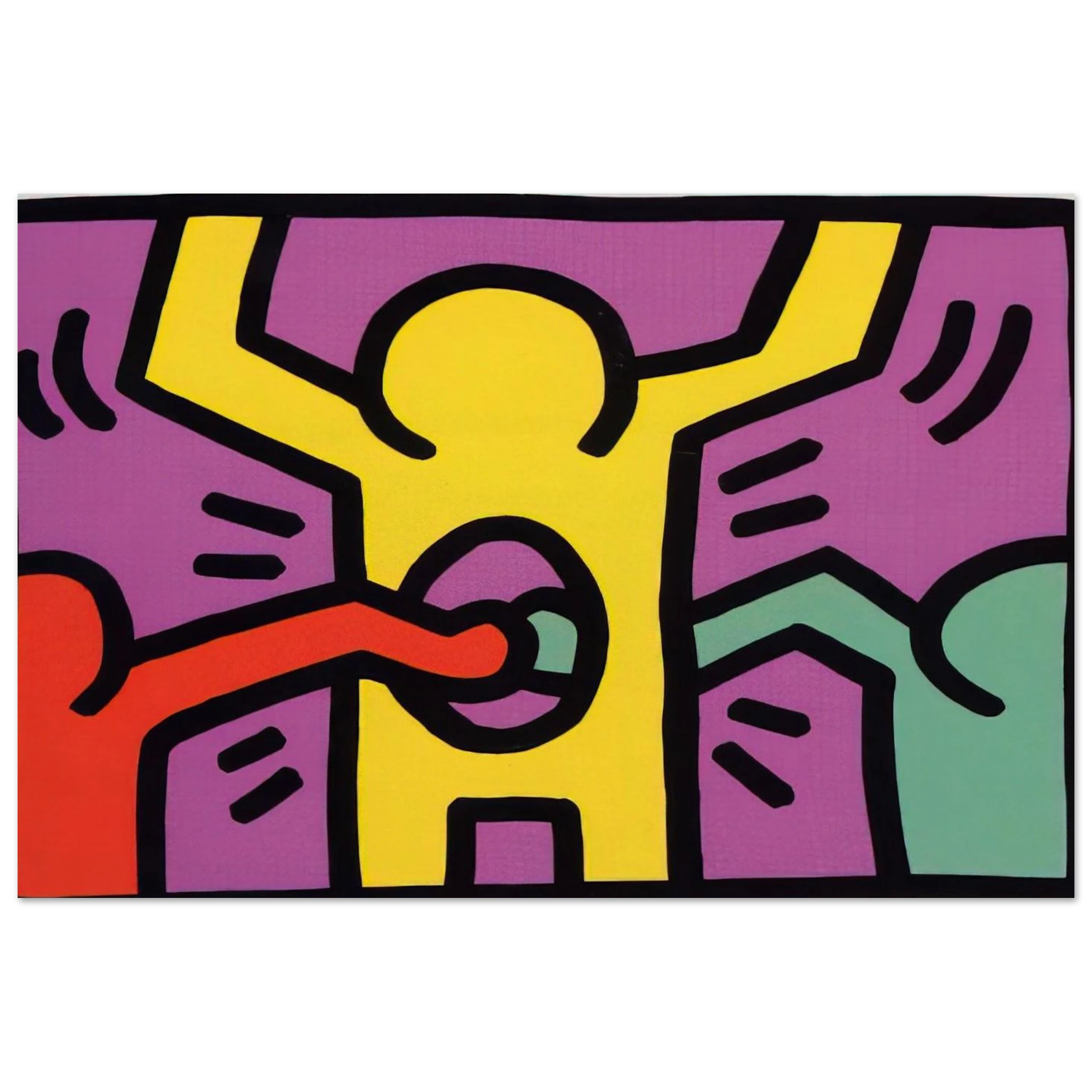 POP SHOP 1 1987 Poster | Keith Haring Poster | Keith Haring Prints