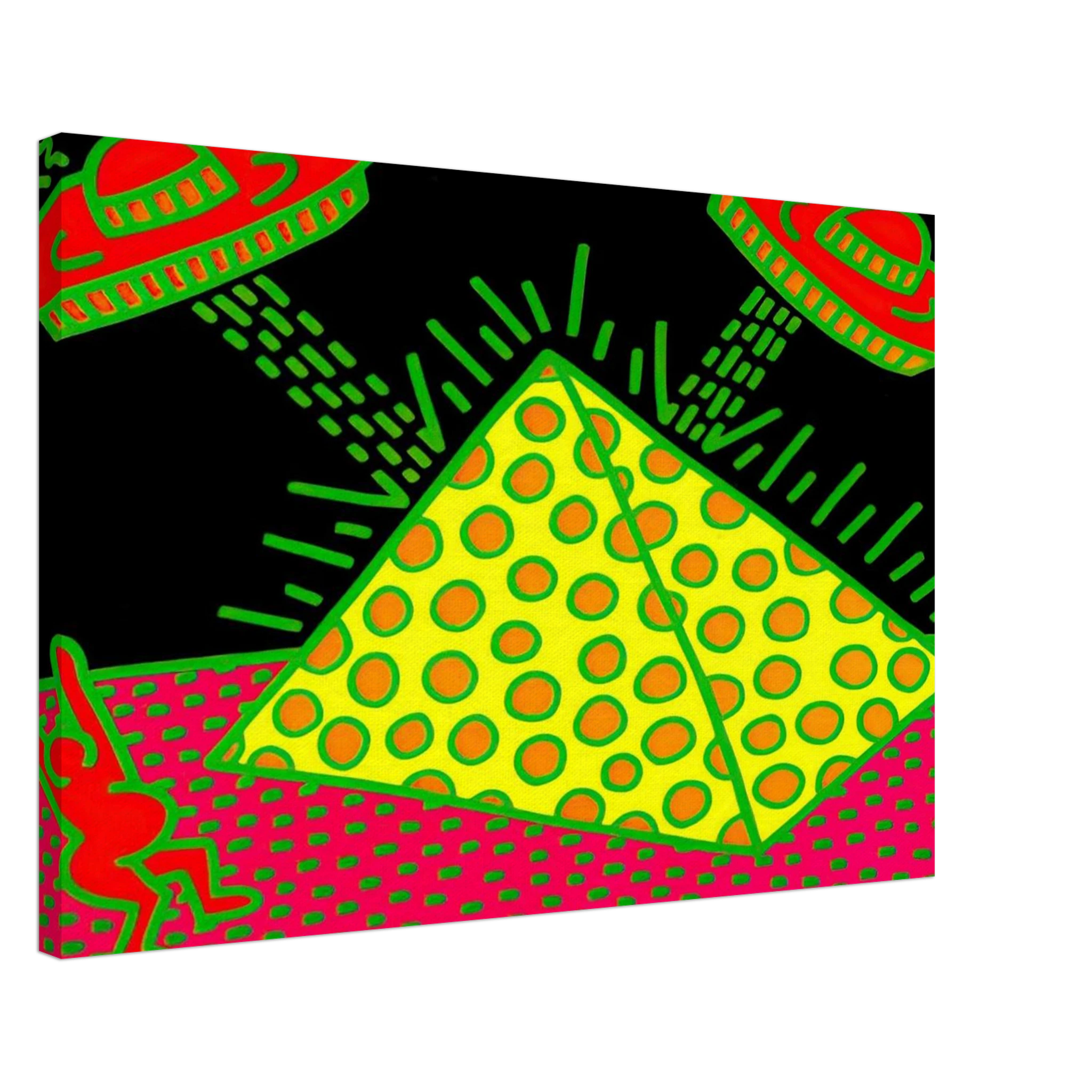 UNTITLED 1983 3 Canvas | Keith Haring Canvas | Keith Haring Prints