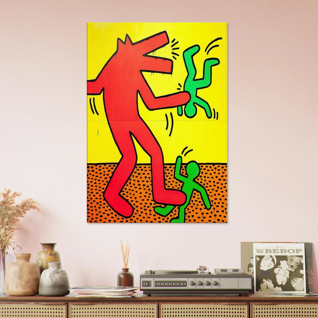 UNTITLED 1982 1 Canvas | Keith Haring Canvas | Keith Haring Prints