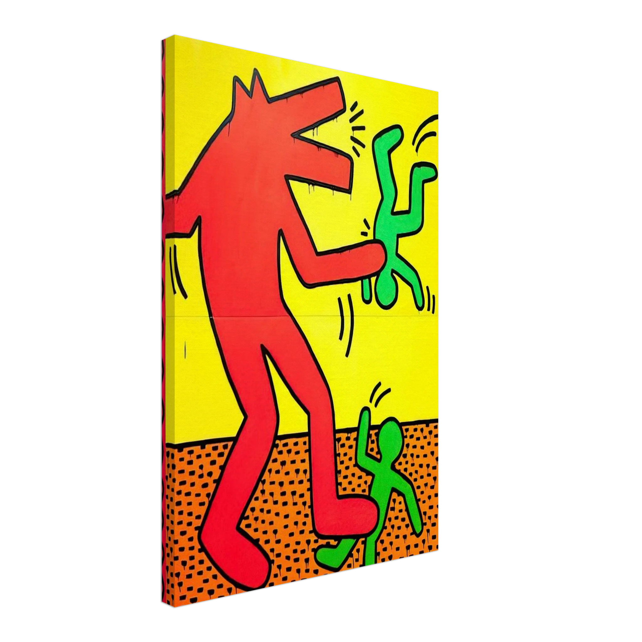 UNTITLED 1982 1 Canvas | Keith Haring Canvas | Keith Haring Prints