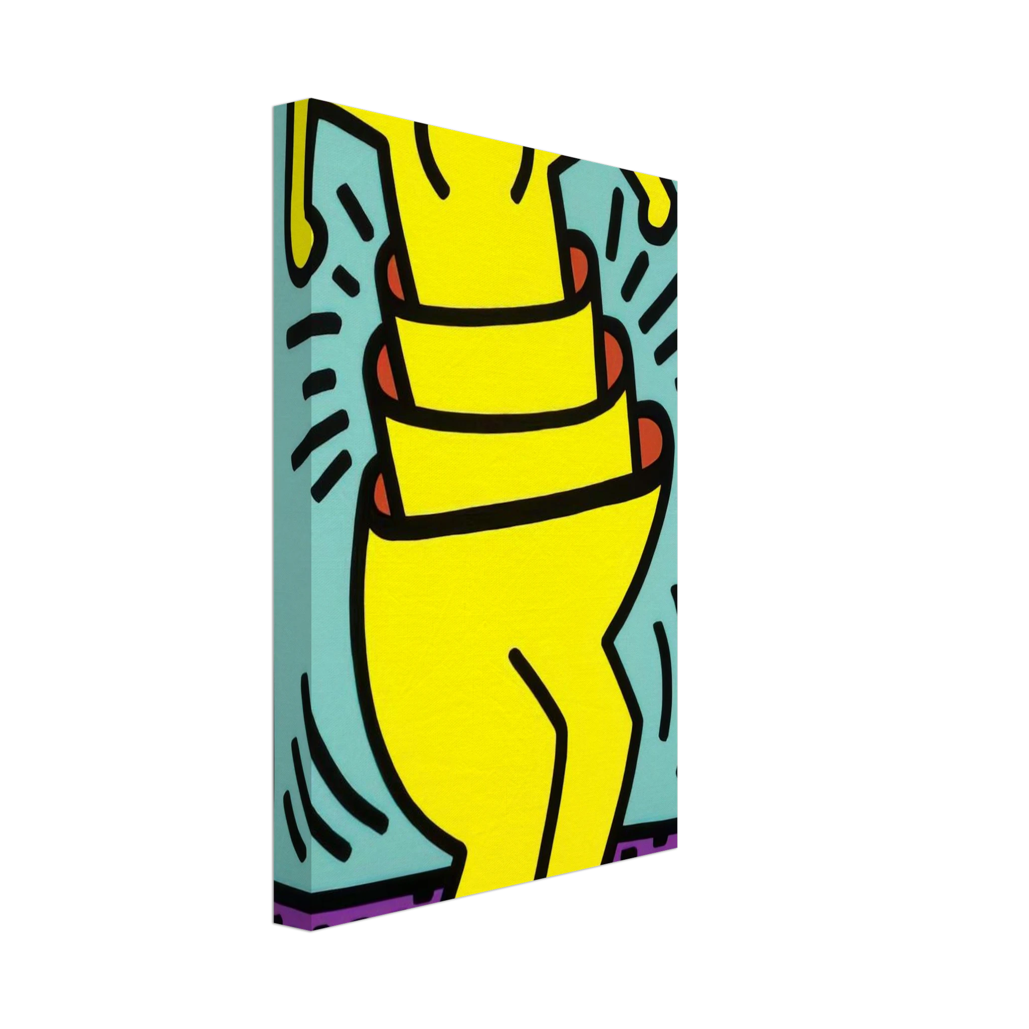 UNTITLED 1989 Canvas | Keith Haring Canvas | Keith Haring Prints