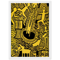 UNTITLED 1981 Framed Poster | Keith Haring Framed Prints Wall Art | Keith Haring Prints