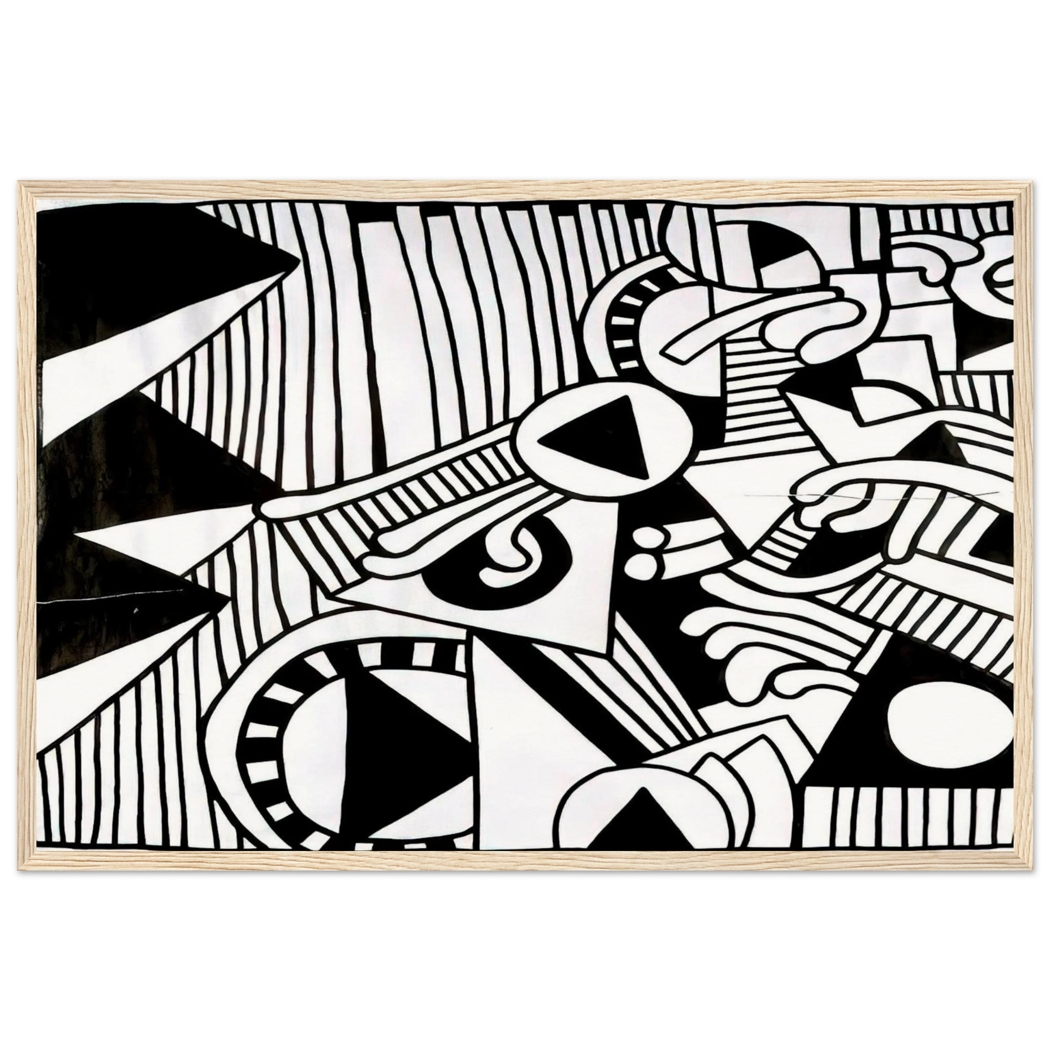 UNTITLED 1978 1 Framed Poster | Keith Haring Framed Prints Wall Art | Keith Haring Prints