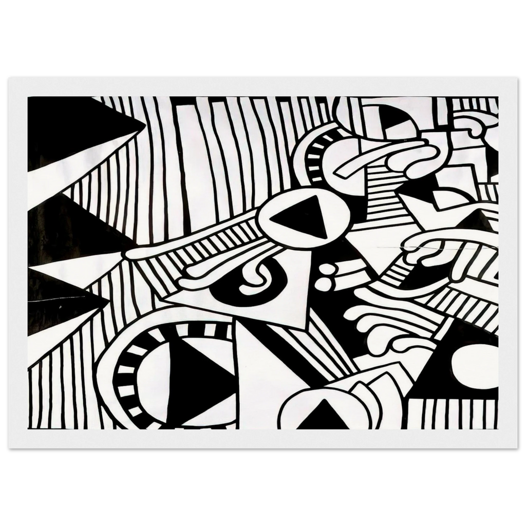 UNTITLED 1978 1 Framed Poster | Keith Haring Framed Prints Wall Art | Keith Haring Prints