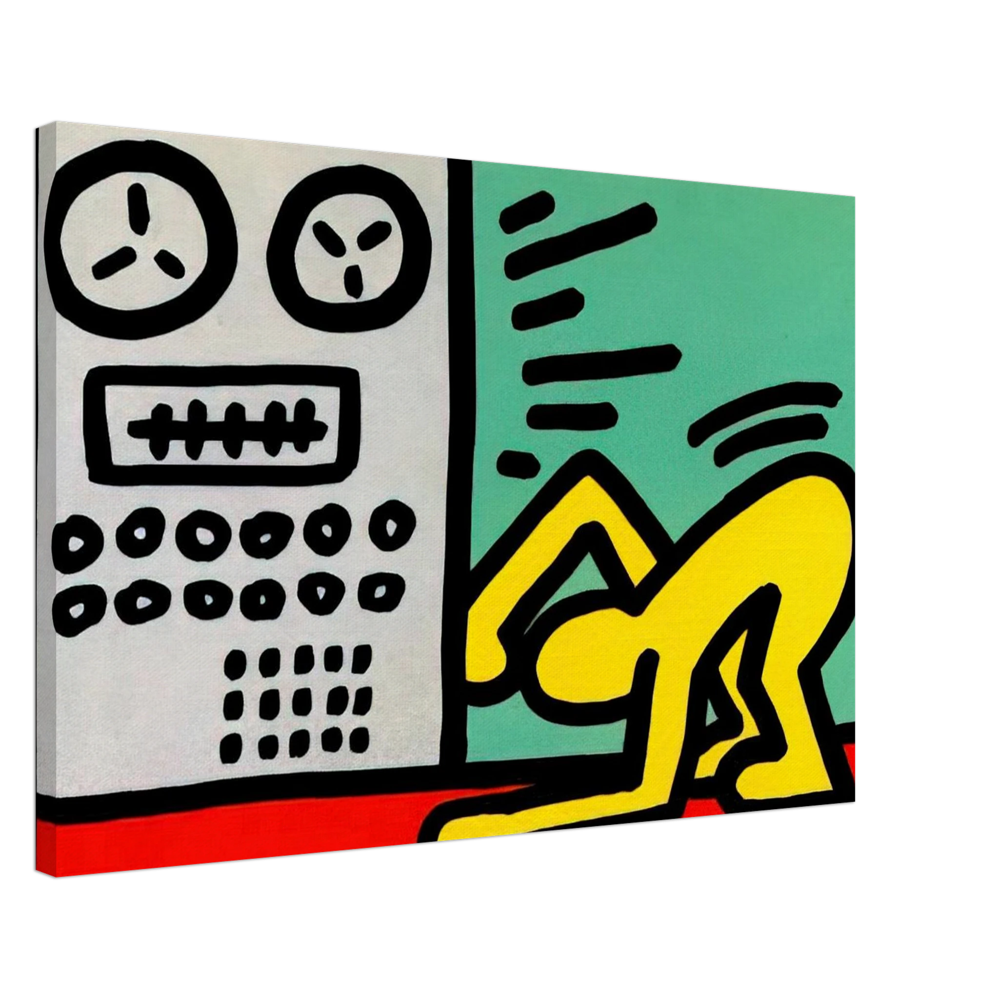 POP SHOP III 1989 Canvas | Keith Haring Canvas | Keith Haring Prints