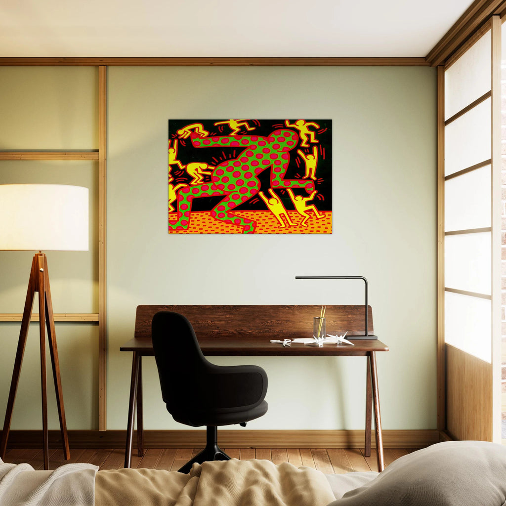 UNTITLED 1983 2 Canvas | Keith Haring Canvas | Keith Haring Prints