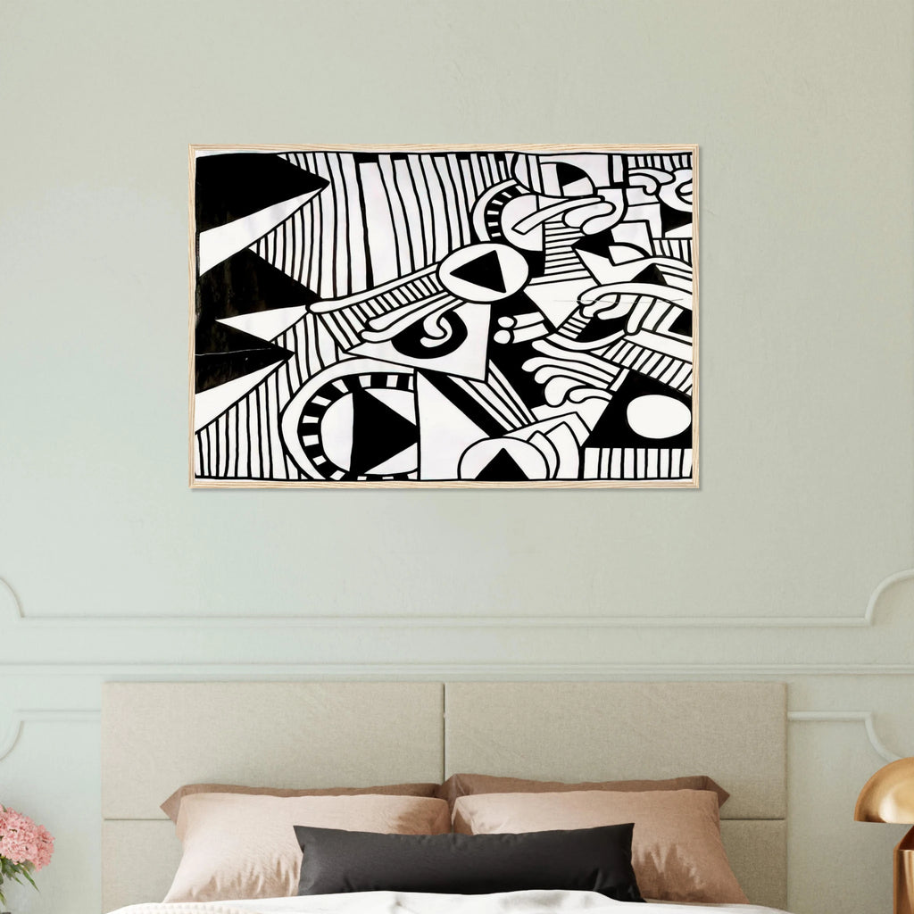 UNTITLED 1978 1 Framed Poster | Keith Haring Framed Prints Wall Art | Keith Haring Prints