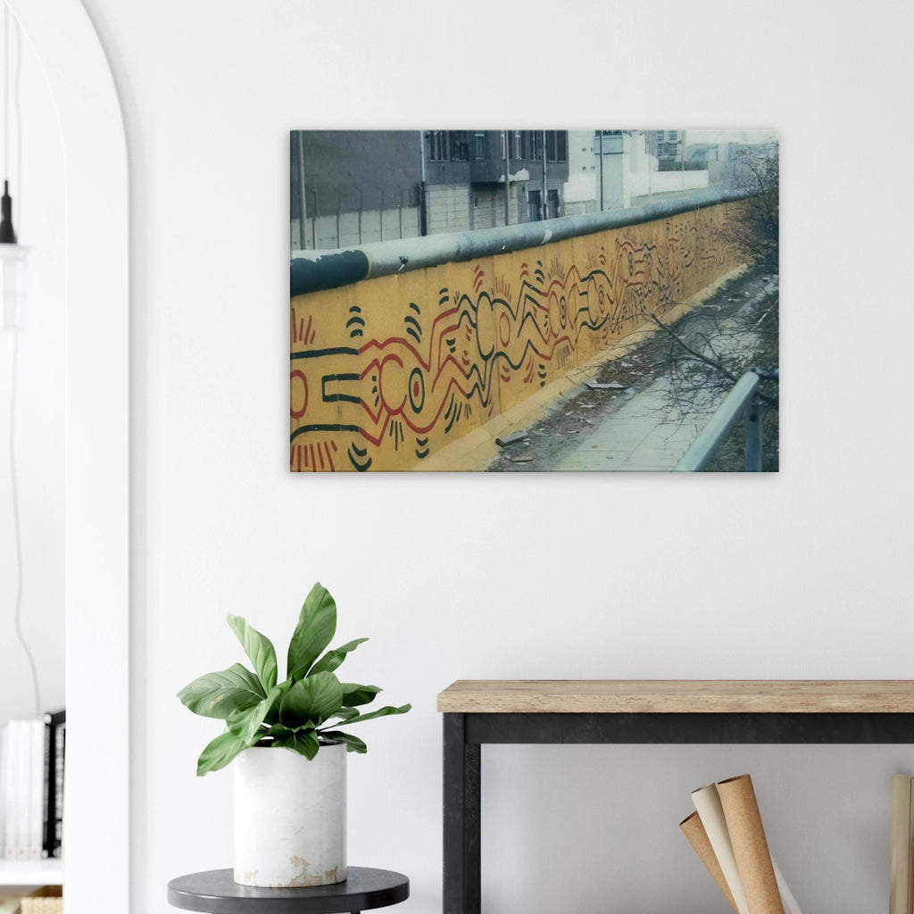BERLIN MURAL 1986 Canvas | Keith Haring Canvas | Keith Haring Prints
